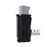 Tactical Molle Soft Shell 9mm Pistol Magazine Pouch Mag Carrier Tall