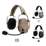 FCS AMP Tactical Military Noise Reduction Communication Headset V20 V60 PTT