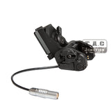 Tactical GSGM NVG Mount w/ Interface 4-Hole Helmet Shroud for ANVIS Night Vision