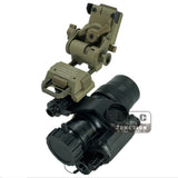 CNC Machined Tactical AN/PVS-14 J Arm Night Vision NVG Dovetail Mount Backet