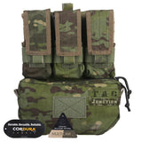 Emerson MOLLE Tactical Assault Pack Bag Plate Carrier Back Panel w/ Mag Pouches