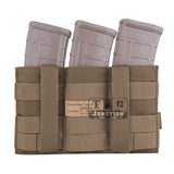 Emerson Tactical Fast RifleTriple Magazine MOLLE Open Top 5.56 Mag Pouches Bag