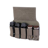 5 Cell 40MM Banger Grenade Flashbang Dangler Pouch for Plate Carrier Chest Rig