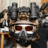 Tactical PVS14 PVS7 Dual NVG J Arm CNC Machined Binocular Bridge Dovetail Mount Night Vision Device Bracket