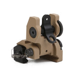 Tactical Micro HK Style Sight Set Front and Rear Folding Low-Profile Sight Iron