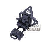 Tactical Skeleton Shroud Three-Hole NVG Shroud Forged Aluminum for Fast ACH ECH MICH AirFrame Helmet WilCox L4 Norotos NVG Mount
