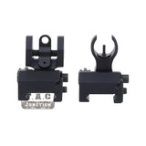 Tactical Micro HK Style Sight Set Front and Rear Folding Low-Profile Sight Iron