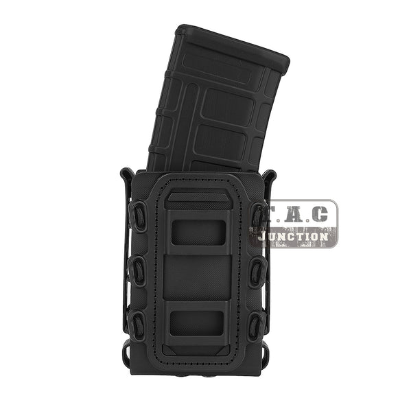 5.56mm 7.62mm Soft Shell Magazine Pouch Mag Carrier w/ Belt Clip Fit 1.5-2