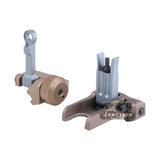 Tactical 300M MK18 Flip Up Iron Sight Set Folding BUIS Picatinny Rail Sight