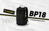 Nitecore BP18 Commuter and Overnighters Backpack 18L Black