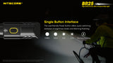 NiteCore BR25 LED 1400 Lumens Ultra-Bright Rechargeable Bicycle Blke Light