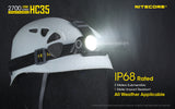 NITECORE HC35 2700 Lumens LED USB Rechargeable 21700 Headlamp Headlight