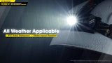 Nitecore HC60 V2 1200 Lumens USB-C Rechargeable Headlamp Headlight + Battery