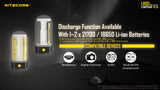 NiteCore LR60 280 Lumens USB Rechargeable LED Camping Lantern