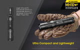 NITECORE MH10 V2 LED 1200 Lumen USB-C Rechargeable EDC Flashlight Torch