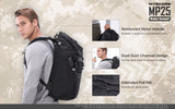 NiteCore MP25 Modular Expandable System Backpack 25L Capacity - Black