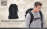 NiteCore MP25 Modular Expandable System Backpack 25L Capacity - Black