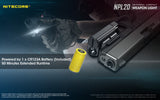 NiteCore NPL20 LED 460 Lumens Universal Ultra Compact Weapon Light