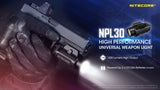 NiteCore NPL30 LEDs 1200 Lumens Universal Ultra Compact Weapon Light