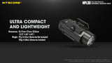 NiteCore NPL30 LEDs 1200 Lumens Universal Ultra Compact Weapon Light