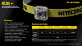 NiteCore NU05 V2 KIT USB-C Rechargeable Signal Light with Headband Headlamp Mate