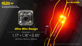 NiteCore NU05 V2 USB-C Rechargeable Red White Signal Light Headlamp Mate