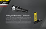 NiteCore P20 V2 LED 1100 Lumens High Performance Tactical Flashlight Torch