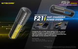 NiteCore P20i UV 1800 Lumen UV Dual Output Rechargeable Flashlight Torch+Battery
