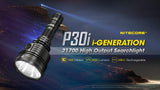 NiteCore P30i 2000 Lumens LED USB Rechargeable Flashlight Torch