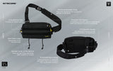 Nitecore SLB03 Sling Crossbody Waist 1.6L Bag - Black