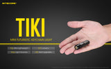 NiteCore TIKI Primary OSRAM P8 LED USB Rechargeable Keychain Flashlight Torch