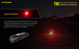 NiteCore TIKI Primary OSRAM P8 LED USB Rechargeable Keychain Flashlight Torch
