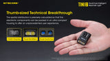 NiteCore TINI 2 Dual-Core Intelligent USB-C Rechargeable Keychain Light