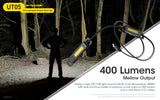 Nitecore UT05 400 Lumen Ultra Lightweight Outdoor Trail Running Belt Waist Light