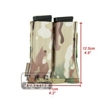 Emerson Tactical Fast Draw MOLLE Double Open Top Pistol Magazine Pouch Holster
