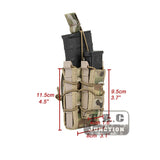 Emerson Double Magazine Pouch Modular 5.56 & Pistol MOLLE Mag Carrier Holster