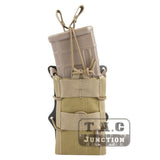 Emerson Double Rifle Modular Mag Pouch For 5.56 M4 M16 AR15 SR52 P-MAGS M1A1 G3 Emersongear MOLLE Magazine Pouch Mag Carrier