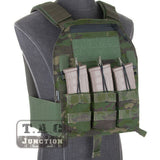 Tactical LBX-4019 Armatus Slick Airsoft Plate Carrier Vest Body Armor Mag Pouch