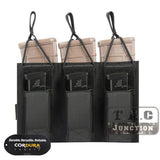Emerson Tactical Triple Open Top 5.56 & Pistol MOLLE Magazine Mag Pouch Holster