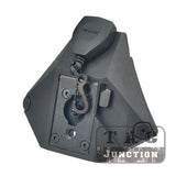 Tactical L3 Series 1/3 Hole Hybrid Shroud Black Mounting Platform w/ Lanyard for WILCOX NVG Mounts MICH ACH ECH Helmets
